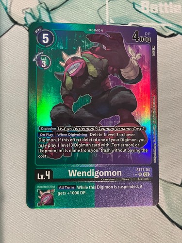 Wendigomon st17 secret - wendigomon, st17-04