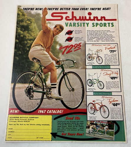 1967 schwinn bicycle - 1967, ~