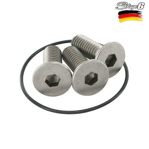Oil seal screws - x, exhaust