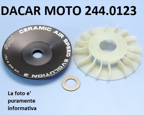 244 0123 fixed - pulley, polini