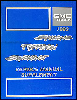 1992 gmc typhoon - and, sonoma